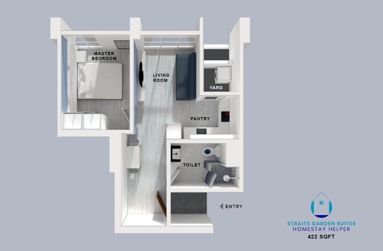 Straits Garden Suites By The Homestay Helper George Town Exteriér fotografie