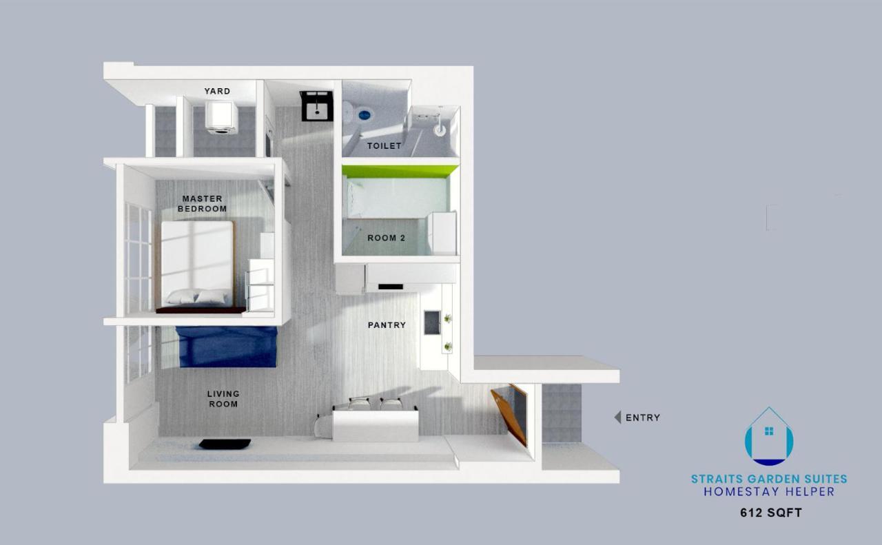 Straits Garden Suites By The Homestay Helper George Town Exteriér fotografie