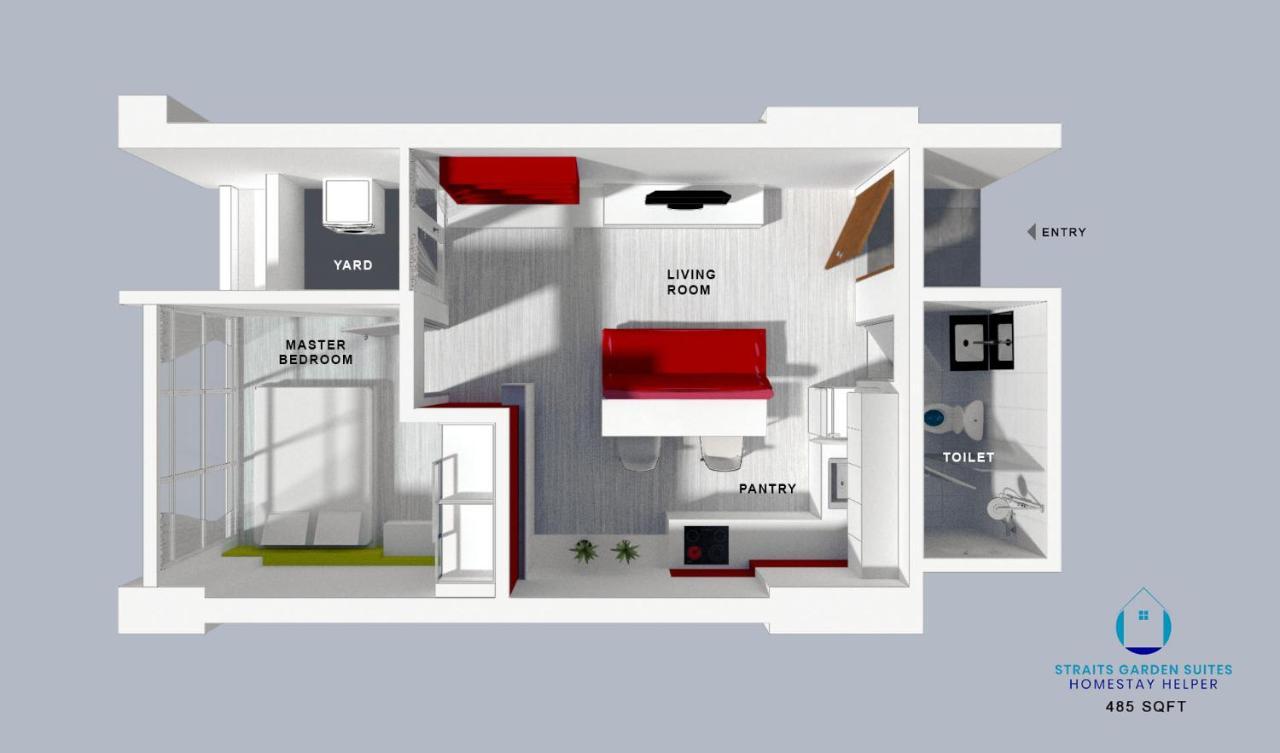 Straits Garden Suites By The Homestay Helper George Town Exteriér fotografie